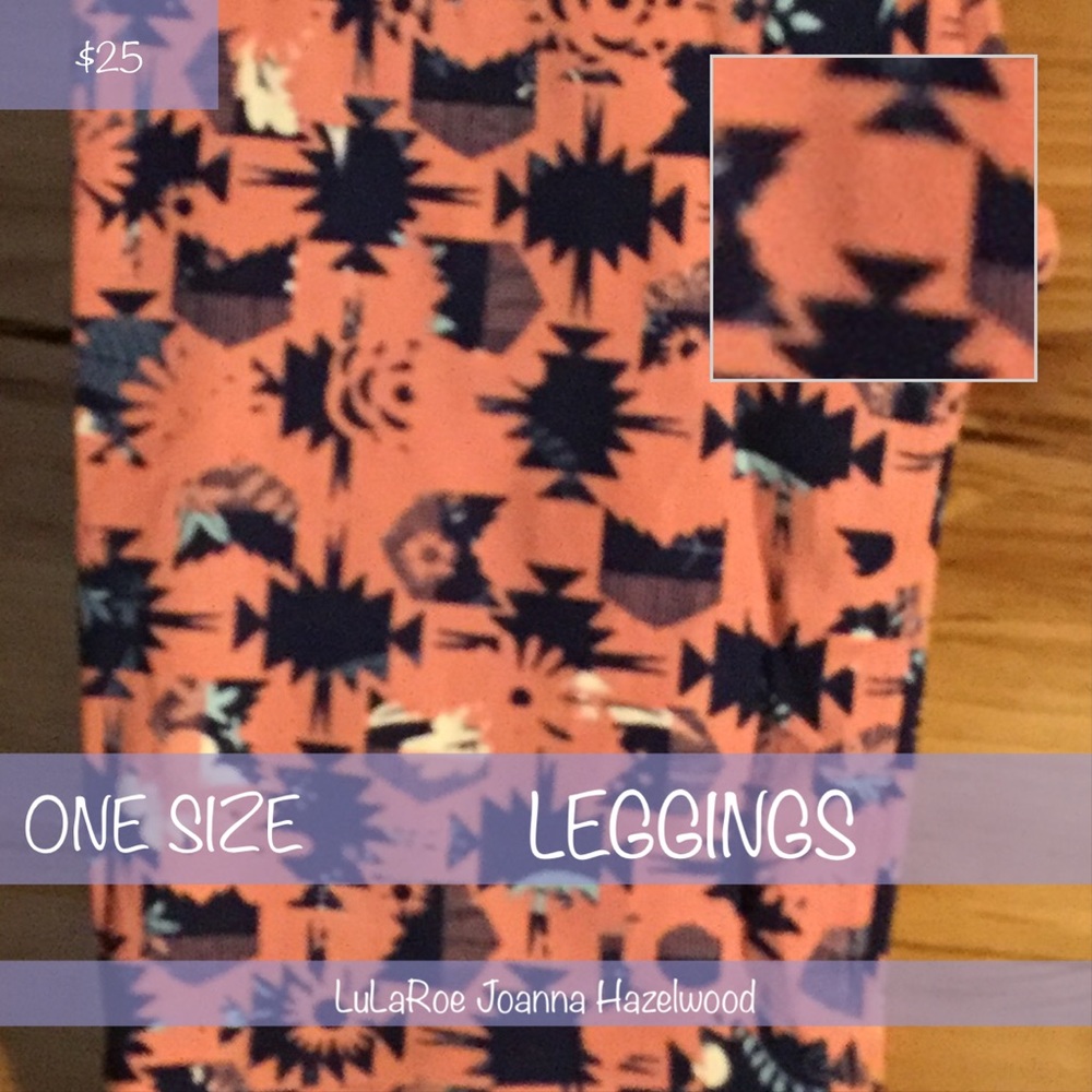 New LuLaRoe Aztec Leggings Size OS